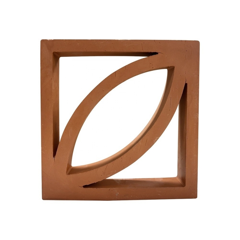 7% Absorptie Terracotta gevelpaneel Breezeway tegel in klassiek ontwerp voor decoratieve tuin baksteen decoratie