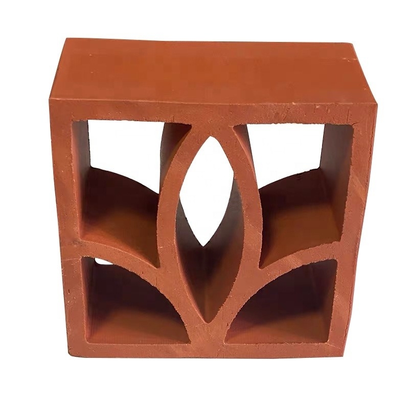 7% Absorptie Terracotta gevelpaneel Breezeway tegel in klassiek ontwerp voor decoratieve tuin baksteen decoratie