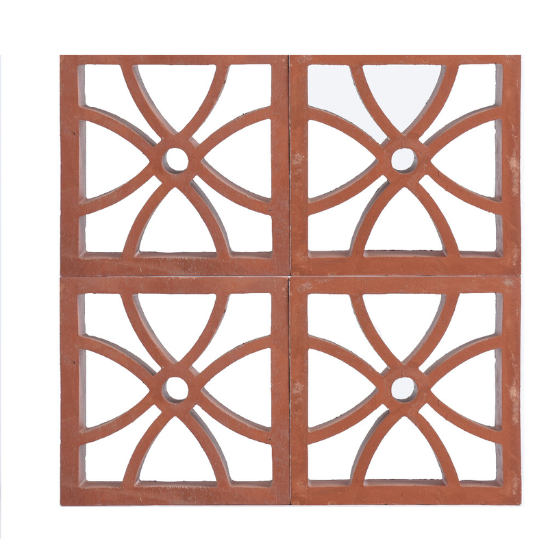 800 °C warmte-isolatie holle geperforeerde klei stenen voor tuinmuur decoratieve constructie