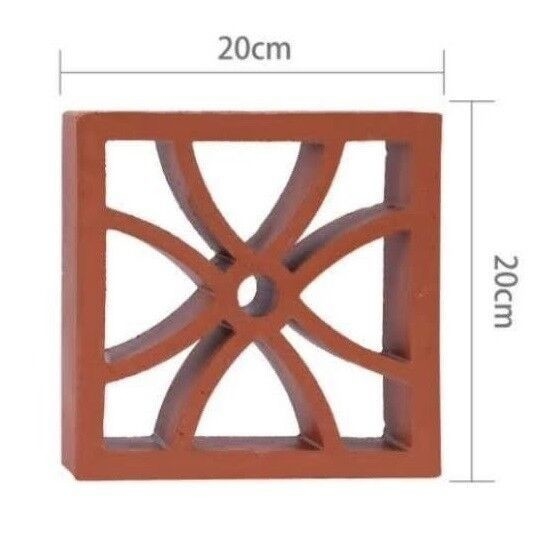 800 °C warmte-isolatie holle geperforeerde klei stenen voor tuinmuur decoratieve constructie