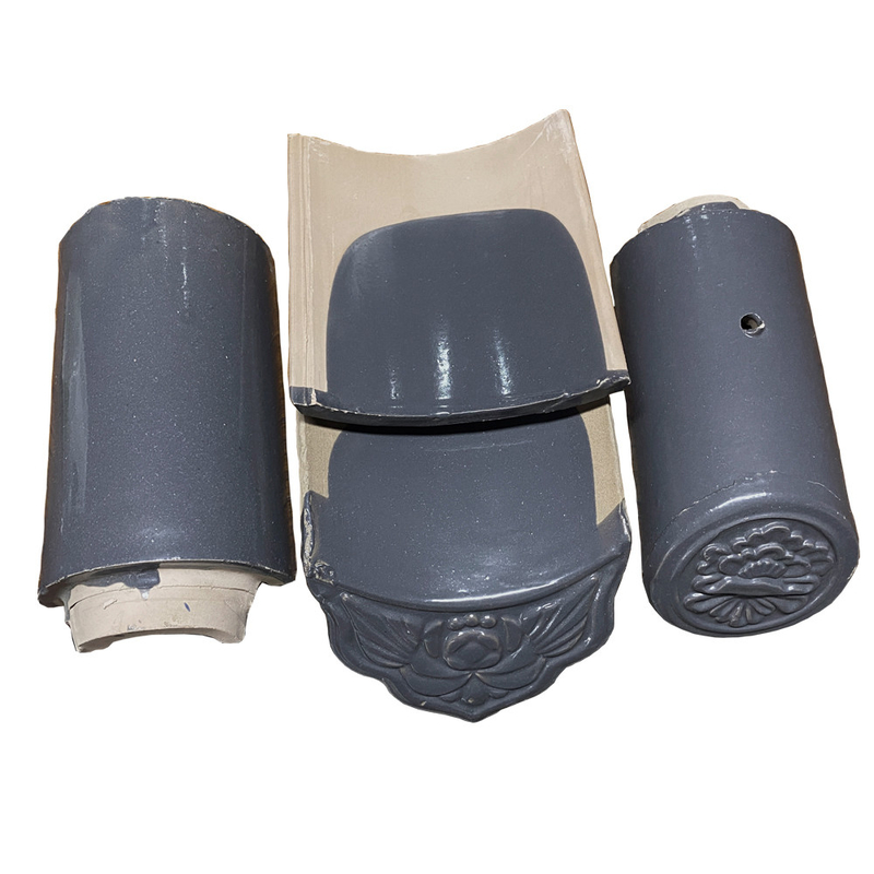 80 stuks Chinese traditionele stijl Grijs Matte Afwerking Klei daktegels Langdurig Voor Droomhuis