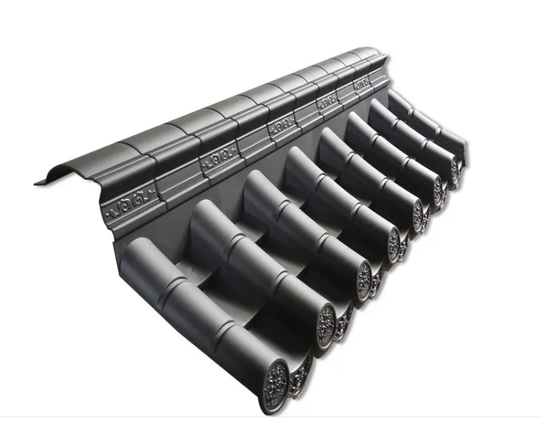 Groothandel van kunststof Japanse daktegels dakpanelen voor tuinheining Muurversiering