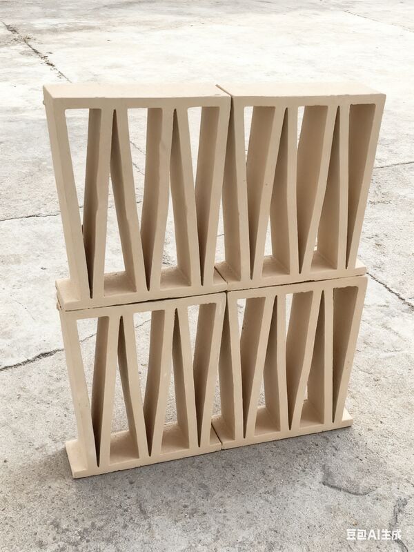 Terracotta baksteen Prijs Natuurlijk geel Kleuren M-stijl Buitenmuurtegels Decoratieve lucht baksteenblok