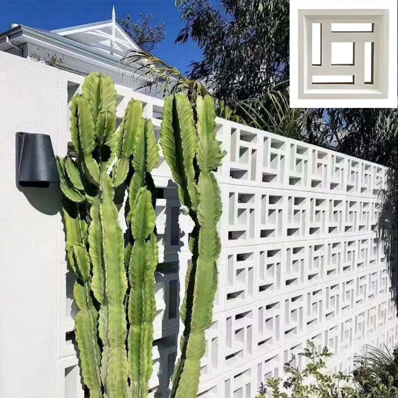 Moderne cementbriesblokken Buitenmuurtegels Meerdere vormen en maten Bouwconcrete blokken