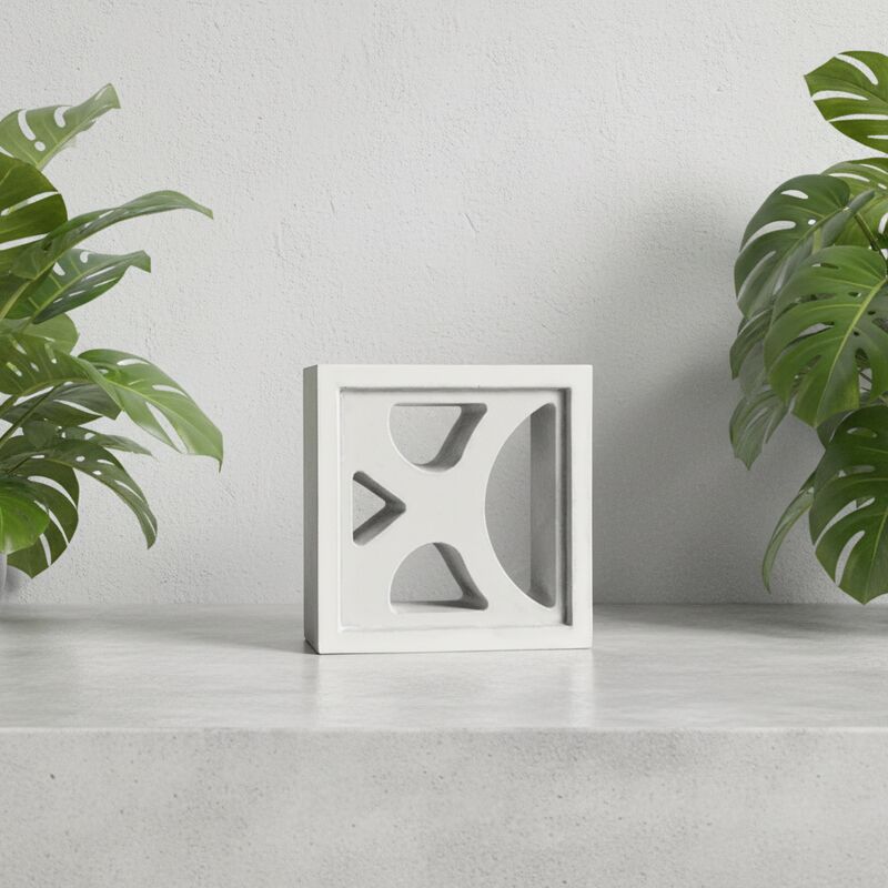 Vierkant cement Briesblok voor screening Ventilatie Gesinterde vuurstenen Gehoogde wand decoratie stenen