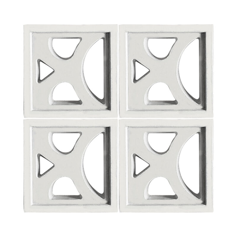 Vierkant cement Briesblok voor screening Ventilatie Gesinterde vuurstenen Gehoogde wand decoratie stenen