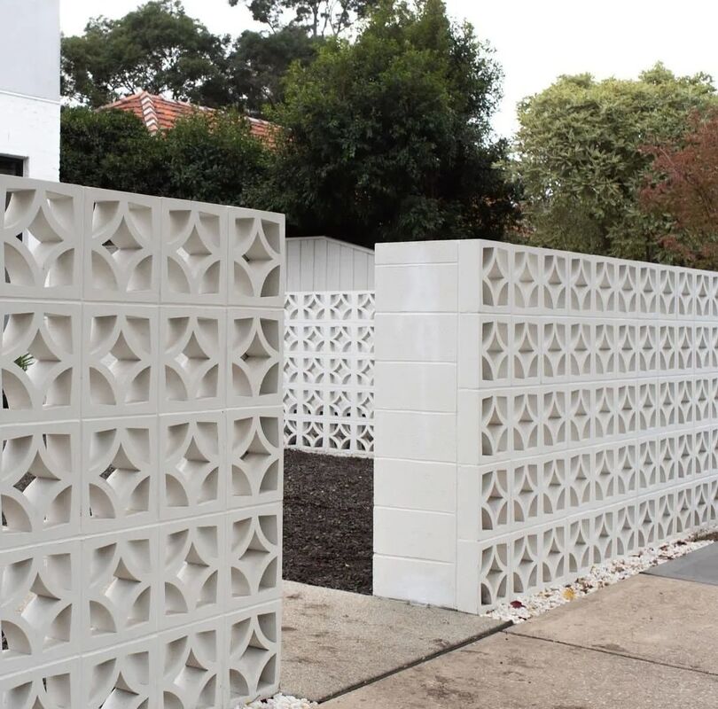 Modern Style Concrete Lattice Block Decorative Hollow Brick for Exterior Wall Cladding Ventilation façades