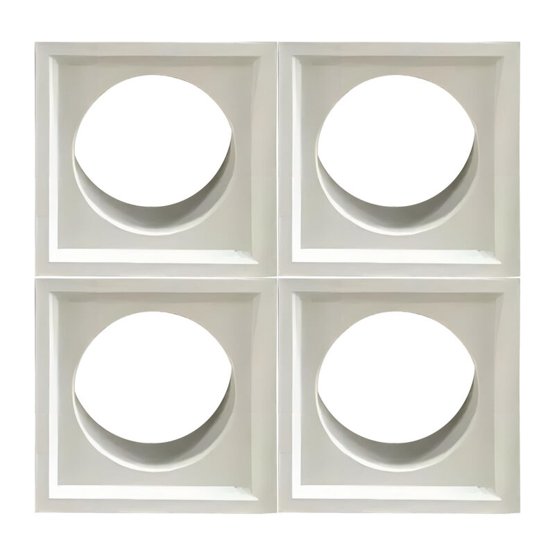 Factory 200x200mm Hollow Cement Blocks Breeze Concrete Brick for External Wall Indoor Background Villa Decoration