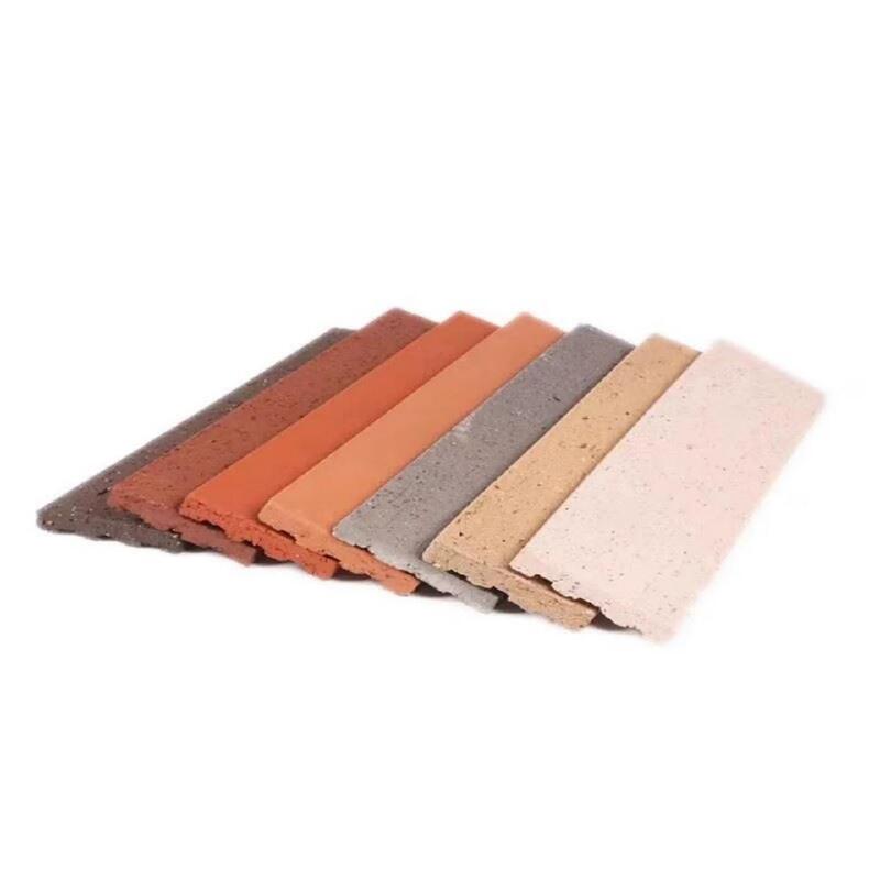 Klei Splijtende Matte Bakstenen Klinkervloertegels voor Huisgevels Muur Decoratieve Terracotta Bakstenen Buiten