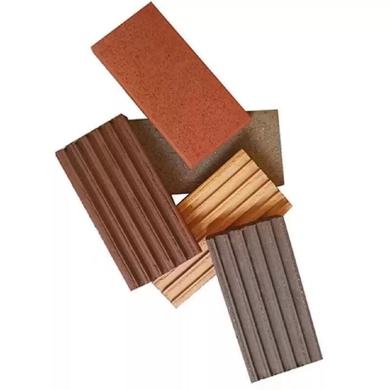 Huis Buitenkant Antieke Rode Brick Veneer Tile Face Clay Split Brick Cladding Tiles voor Muur