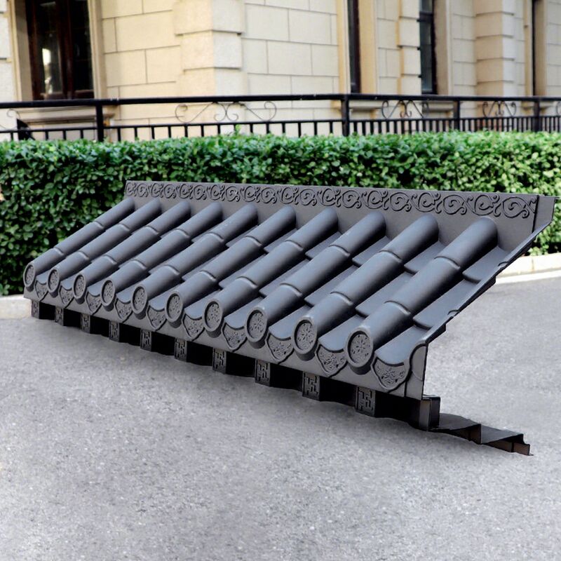 Decorative PP Roofing Sheets for House Easy to Install Chinese Antique Roof Tiles Plastic