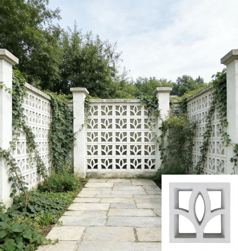 Breeze Block Beton Cement Component Brick Ventilatie Screen Bricks voor moderne tuinschermen & landschapsfuncties