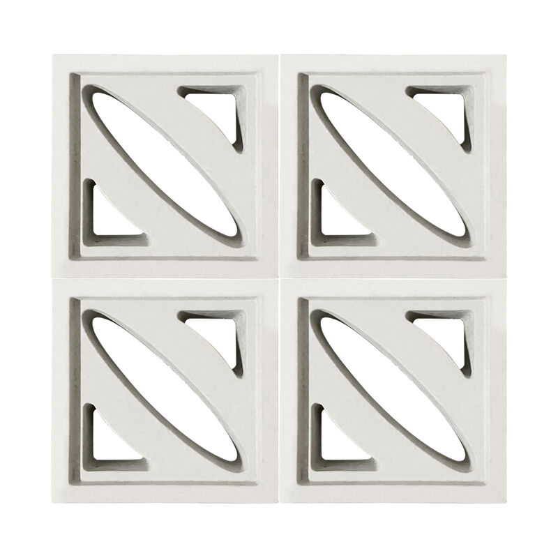 Tuinmuurplaten Cement Breeze Blocks Precast Beton Perforated Grid/Brick voor stijlvolle scheidingsmuren & accentmuren