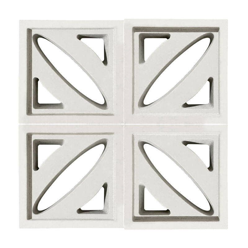 Tuinmuurplaten Cement Breeze Blocks Precast Beton Perforated Grid/Brick voor stijlvolle scheidingsmuren & accentmuren