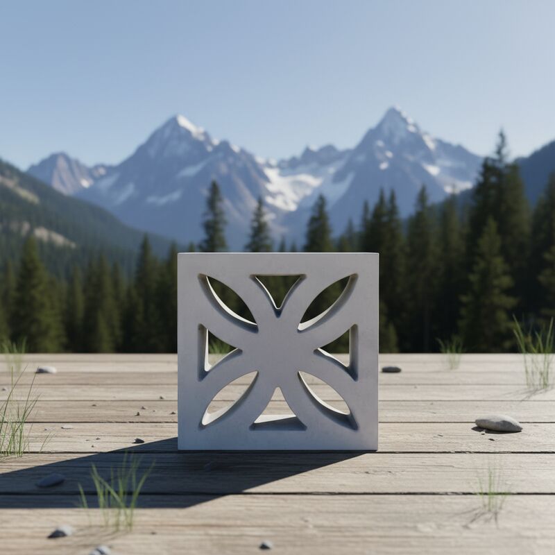 Decoratieve schermblokken Cement holle roosterbakstenen voor stijlvolle interieur/interieur scheidingswand en accentwanden