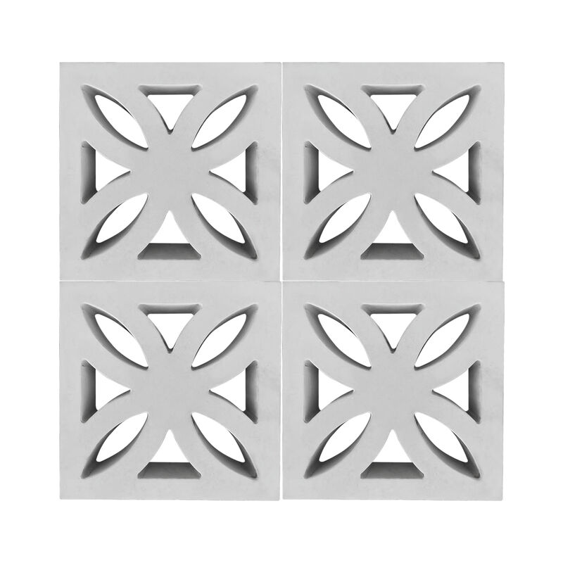 Tuinmuurschermtegels Beton schermblok Decoratieve geperforeerde bakstenen voor moderne tuinschermen en landschapsfuncties