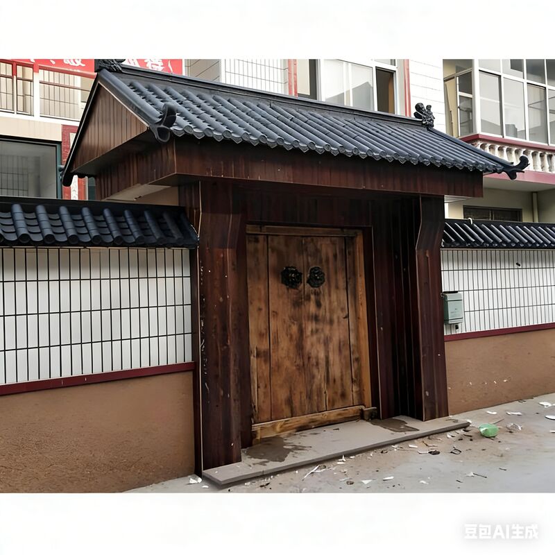 Chinese stijl Plastic daktegels Duurzaam synthetisch hars (ASA / PVC) Ideaal voor traditionele en moderne projecten Dak Gazebos Tempel