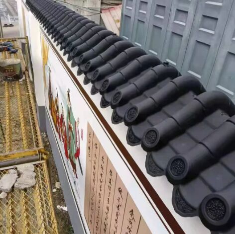 China PP Prefab dakketel Makkelijk te installeren Huis Muur Waterdicht Materiaal Kunstmatige Plastic daktegels