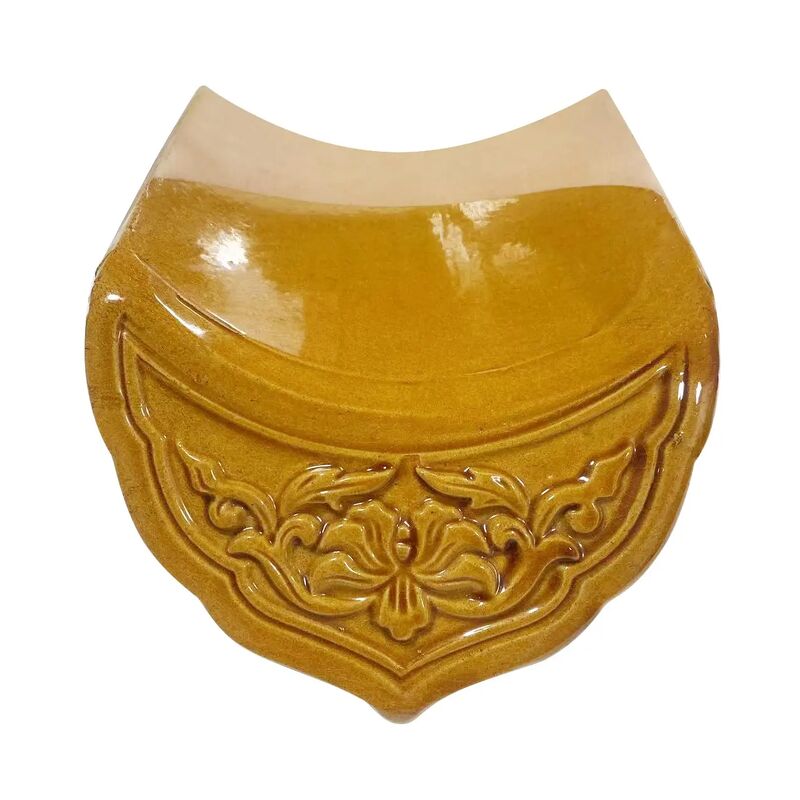 Bouwmateriaal Oud-stijl geglazuurde daktegels Gouden dakgordels voor tempelkloosterbouw