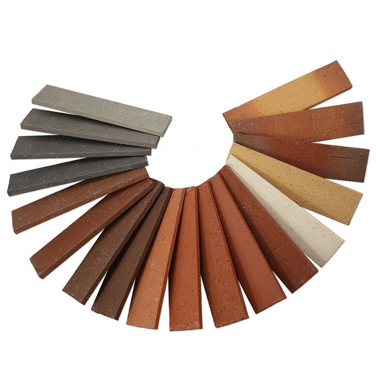 Grijze Split Face Baksteen Dunne Decoratieve Tegels Duurzame Buiten- & Binnenmuur Bekleding voor Moderne & Traditionele Gebouwgevels