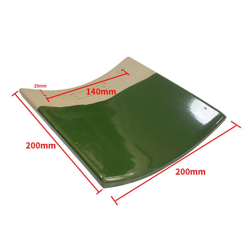 Houten raam Paviljoen in Chinese stijl met groen geglazuurde tegels Retro Houten textuur Hoflandschap Gazebo voor balkon Natuurlijke inrichting