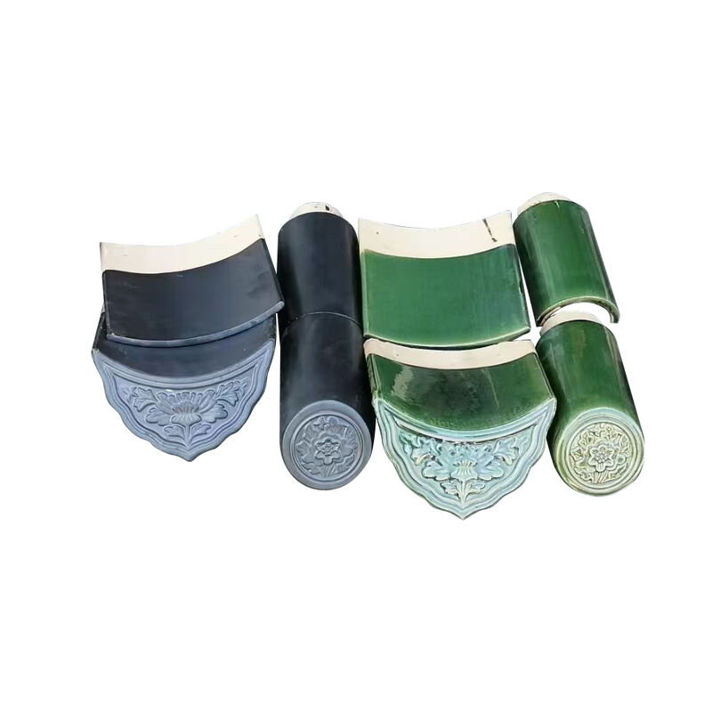 Antiek zeshoekig houten paviljoen met Chinese geglazuurde tegels Buiten Six-Corner Garden Villa Chinees landschap Gazebo Landschap Paviljoen Anti-corrosie