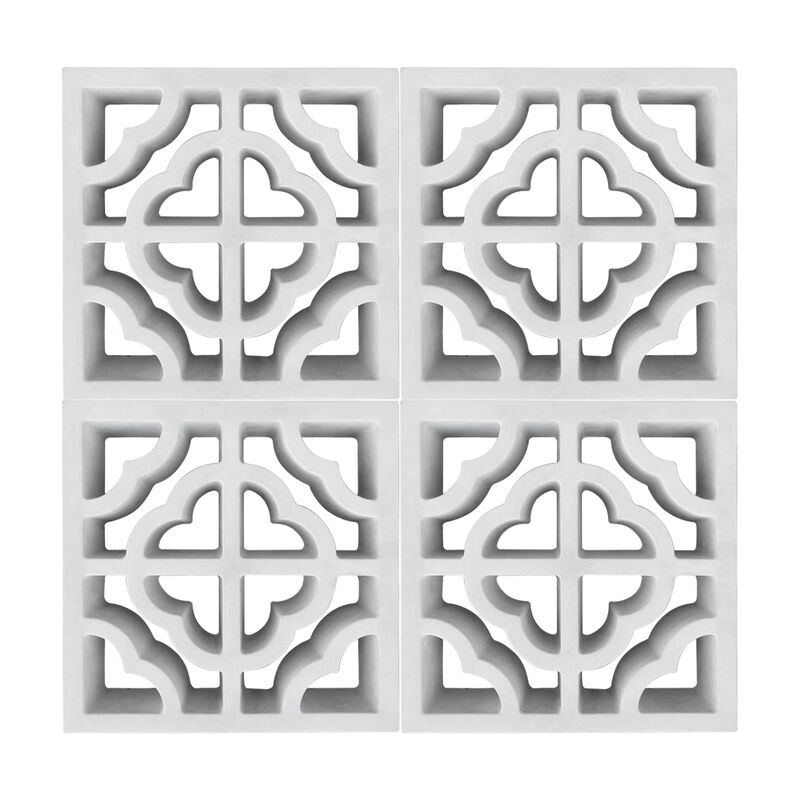 Breeze Block Decorative Beton Ventilatie Eenheden Cinder Block voor Stijlvolle Interieur Scheidingsmuren & Accent Wanden