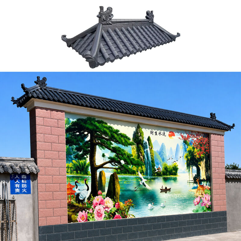 PP Plastic Roof Tile Synthetische hars dakplaat voor Villa House Gazebo Waterdicht Warmte-isolatie dak