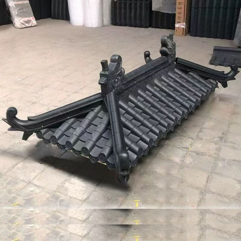 Kunststof dakpan PP synthetische hars dakplaat Hittebestendige waterdichte dakpannen voor huis Villa Gazebo