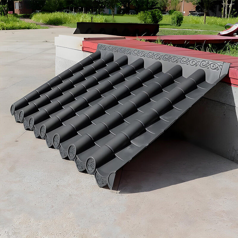 Nieuw bouwmateriaal PP composiet daktegels Duurzame dakplaten Ideaal voor appartementen en parken Chinese stijl bouwen
