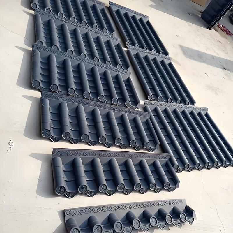 Traditional Chinese Roofing Design Weather-Resistant PP Plastic Roofing Shingle Easy Install Roof Sheet for Hotels Parks Villas