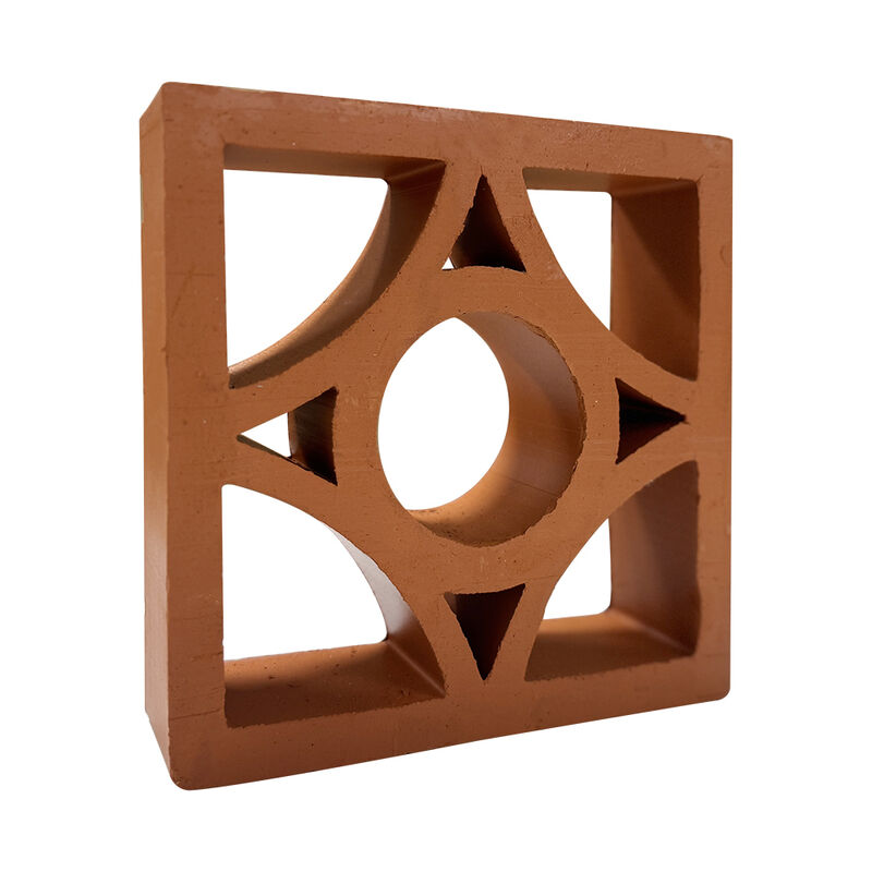 Terracotta Ventilation Breeze Block Interior Modern Decorative Matte Hollow Bricks for Ceiling Screen Wall