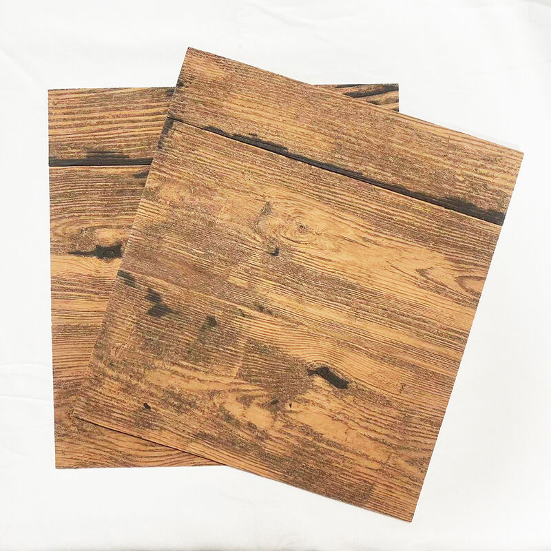 Buiten Ceramisch imiteer de Houten Tegels van de Oppervlakte Flexibele Muur Bouwend Decoratief Materiaal