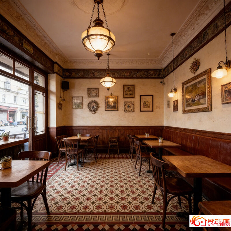 Vintage Flower Cement Tile Flower Pattern Decorative Wall Floor Tile Voor Cafe Hotel Huis Renovatie
