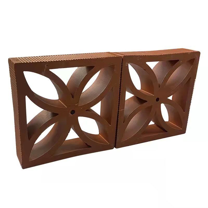 Terracotta Breeze Block Panelen Architectonisch Muurontwerp Decoratieve Geperforeerde Bakstenen