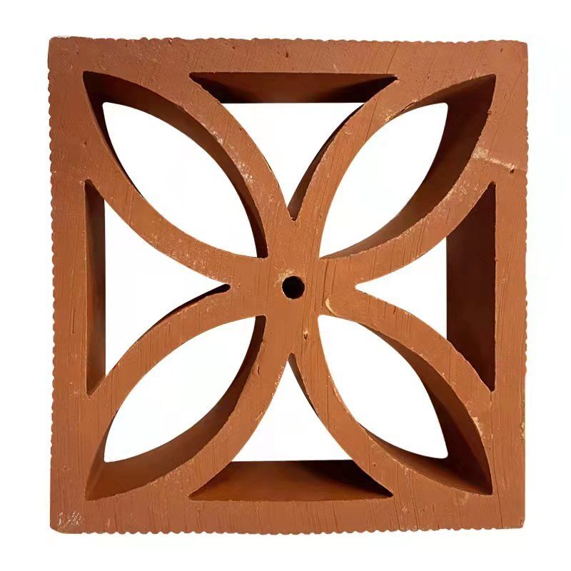 Terracotta Breeze Block Panelen Architectonisch Muurontwerp Decoratieve Geperforeerde Bakstenen