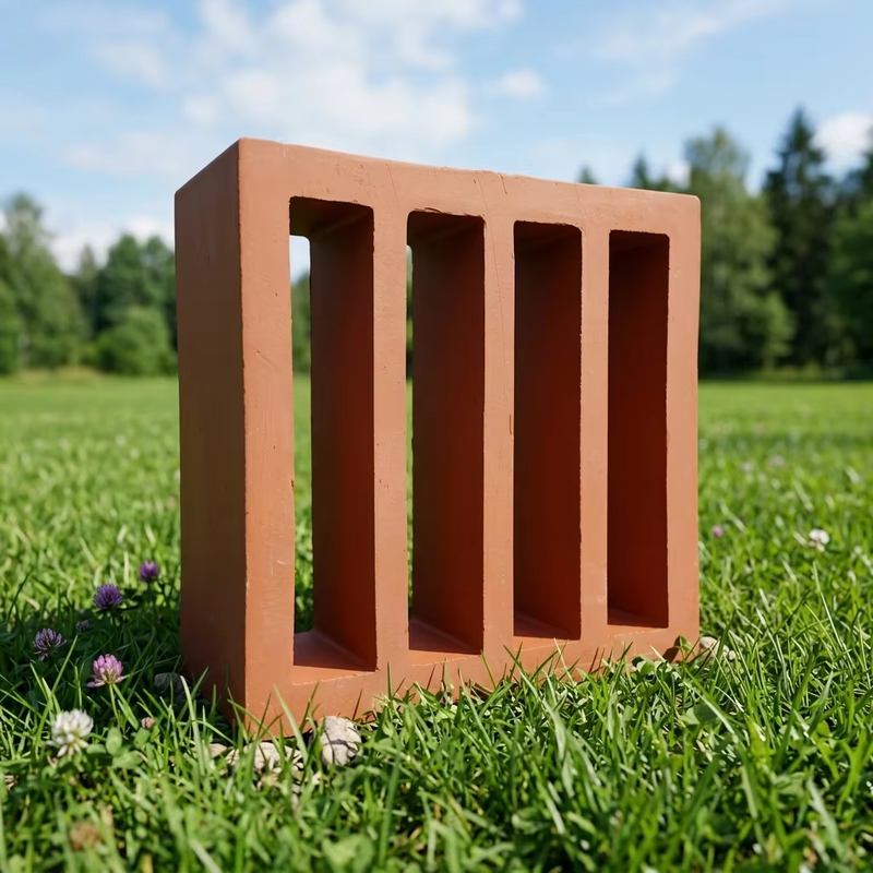 Terracotta Breeze Block Eco Friendly Red Clay Screen Block voor tuinmuren Voorhoven en architectonische gevels