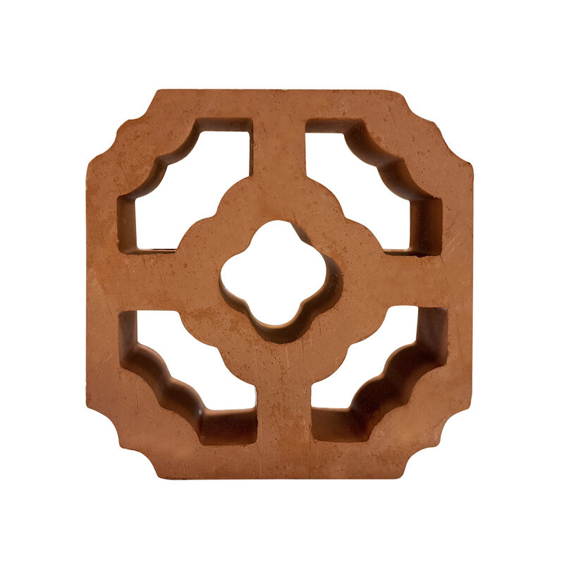 Tuinmuur bekleding Terracotta klei rooster bakstenen hekken blokken voor gevel zonneschaduw schermmuur