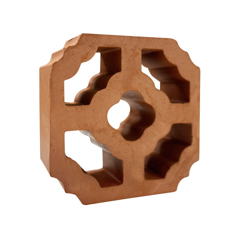 Tuinmuur bekleding Terracotta klei rooster bakstenen hekken blokken voor gevel zonneschaduw schermmuur
