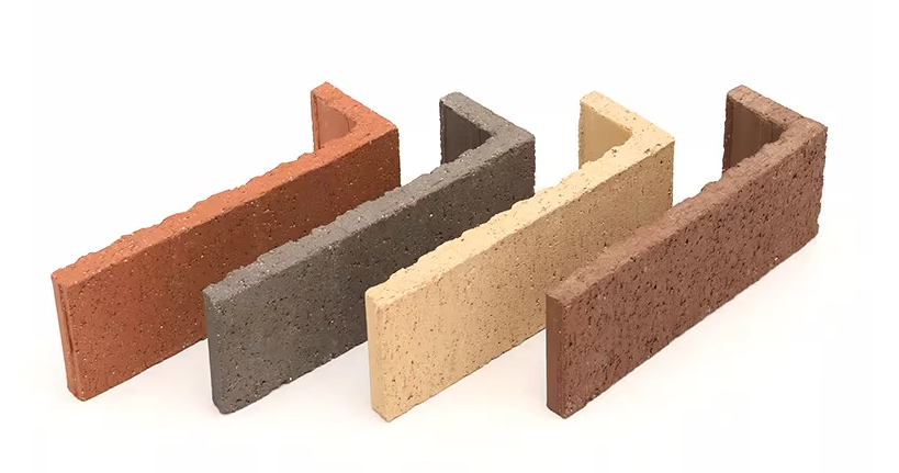 Rode klei Split Brick Thin Brick Tile voor buitenmuur geconfronteerd bekleding Tuin landschap en gebouw decoratie