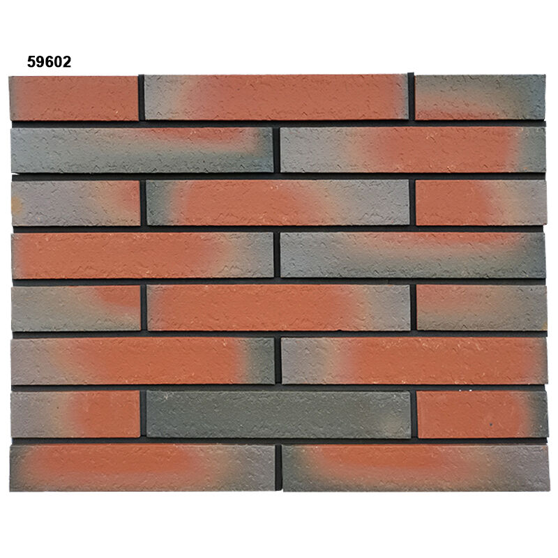 Gespleten muur gezicht baksteen buiten villa tuin buitenmuur decoratie klei gespleten gevelsteen voor gevelconstructie