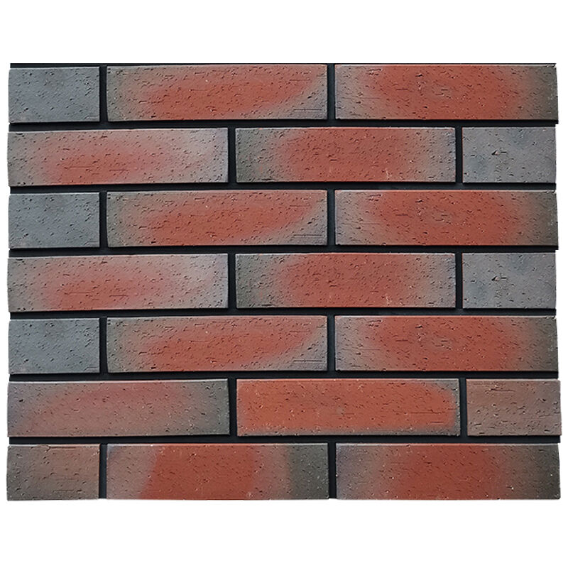 Gespleten muur gezicht baksteen buiten villa tuin buitenmuur decoratie klei gespleten gevelsteen voor gevelconstructie