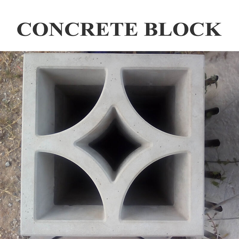 Witte betonnen windblokken met ruitpatroon decoratieve cementen scheidingsstenen voor buitenplaats privacy schermmuur