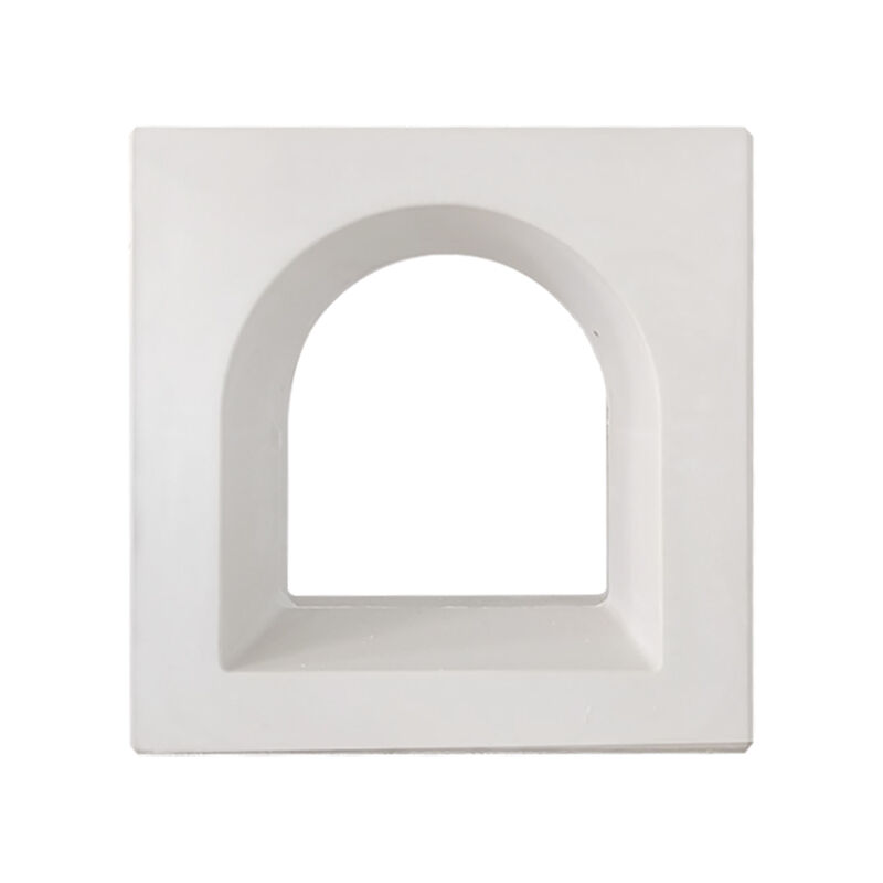 Holle geometrische cementbriesblokken Decoratieve patroonwitte schermblokken voor binnentuin en patio scheidingswand