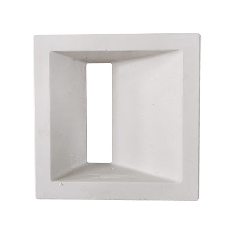 Holle geometrische cementbriesblokken Decoratieve patroonwitte schermblokken voor binnentuin en patio scheidingswand