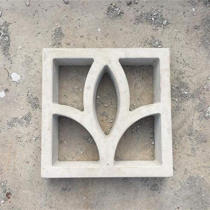Moderne geometrische betonnen briesblokken Muur scheidingswand Betonnen bakstenen voor architecturale gevels schermmuren