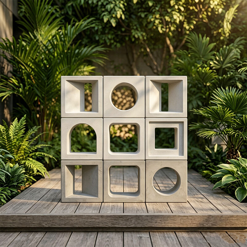 Betonnen Holle Betonsteen voor Tuinafscheidingen, Buitenmuren, Ventilatie en Decoratieve Toepassingen