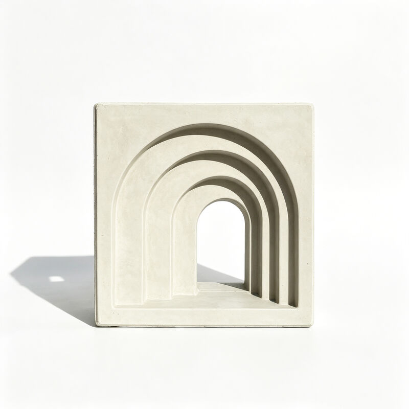 3D Boog Betonnen Ventilatie Breeze Blocks | Holle Decoratieve Cementstenen voor Winkelpuien & Architectonische Zonweringswanden