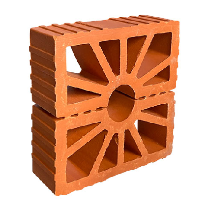 Red Terracotta Breeze Blocks Hollow Patterned Clay Bricks Factory Direct for Interior Exterior Screen Dividers