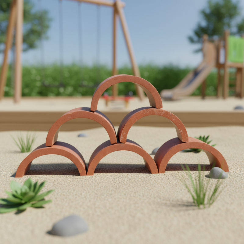 Gekrompen terracotta-kleitegels voor dak- en wandscherm architectonische visschaal roosterblokken voor decoratieve buitengevels